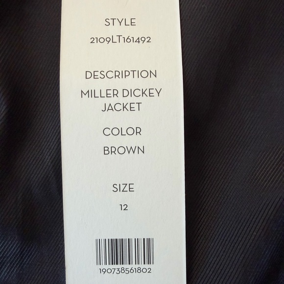 Veronica Beard
Miller Leather Dickey Jacket
NWT
SIZE 12 - Picture 14 of 15